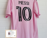 Lionel Messi #10 Hand Signed Inter Miami Pink Jersey With COA - £465.87 GBP