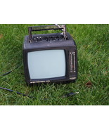 VINTAGE RARE SOVIET USSR  PORTABLE B &amp; W  ANALOG TV  ELEKTRONIKA 409D - $140.54 CAD