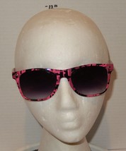 Pink Black Geometric Print Retro 80&#39;s 90&#39;s Style Sunglasses UV400 Protec... - $14.80