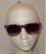 Pink Black Geometric Print Retro 80&#39;s 90&#39;s Style Sunglasses UV400 Protec... - $273.57 MXN