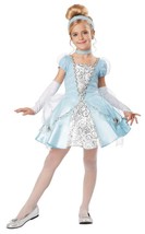 California Costumes Cinderella Deluxe Girls Halloween Costume Size Medium 00417 - £15.80 GBP