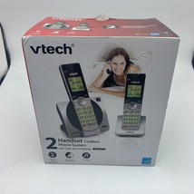VTech 2 Handset Cordless Phone System w Caller ID/Call Waiting model CS6... - $19.79