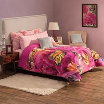 Monarch Butterfly Blanket With Sherpa Softy Thick And Warm 1 Pcs Calking Size - $122.26