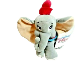 Disney Dumbo Elephant Mini Bean Bag Toy Plush 8&quot; Tush Tag Vintage 1986 Gift - $18.97