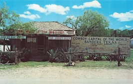 Bandera Texas~Cowboy C API Tal Of The WORLD~1960s Postcard - £10.52 GBP