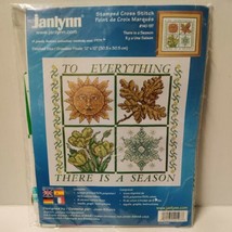 Janlynn 2001 There Is A Season Cross Stitch Kit 140-197 By Joan Elliott 12"x12"  - £33.55 GBP