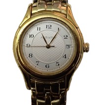 HAMILTON 000304 Quartz Date Gold Unisex Wristwatch - £71.01 GBP