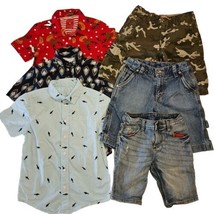 Boys Clothes Lot Sz 7 8 6pcs Jeans Shorts Levis Wrangler Denim&amp;Flowers O... - $38.38
