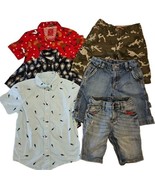 Boys Clothes Lot Sz 7 8 6pcs Jeans Shorts Levis Wrangler Denim&amp;Flowers O... - $52.39 CAD