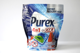 Purex 4 in 1 + OXI Laundry Detergent Pacs 22 Capsules Stain Fighter Brig... - $38.07 CAD