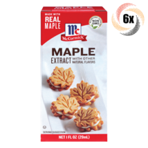 6x Packs McCormick Imitation Maple Flavor Extract | 1oz | Non Gmo Gluten... - $38.24