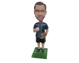 Custom Bobblehead Baseball Pitcher Dude Will Pitch It In The Zone - Sports &amp; Hob - £69.58 GBP