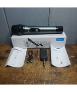 Bietrun Wireless Microphone, UHF Metal Dynamic Handheld Karaoke Mic black - $495.74 MXN