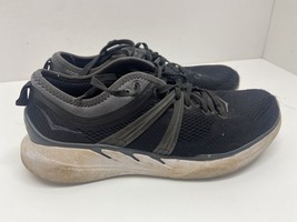Hoka One One Tivra Running Shoes Women&#39;s Size 10.5 Black Dark Shadow - £37.96 GBP