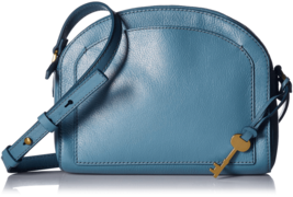 Fossil Chelsea Crossbody Blue Leather Shoulder Bag ZB7633981 NWT $138 Retail - £59.34 GBP
