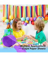 WEGYMER Paper party decorations Paper Streamers Rolls for  Birthday, Wed... - £8.59 GBP