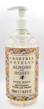 Crabtree &amp; Evelyn Almond &amp; Honey Hand Wash 16.9 oz - £29.40 GBP