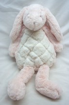 Demdaco Nat &amp; Jules Very Soft Light Pink Bunny 14&quot; Plush Stuffed Animal Toy - £14.40 GBP