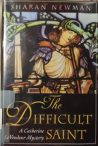 Lot of 2 Sharan Newman Hardcover Novels  The Difficult Saint &amp; The Wande... - $5.93
