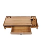 Wooden Desk Organizer with Drawer &amp; Monitor Riser model 2 - $38.70+