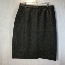Sag Harbor Size 20W Grey Heather Pencil Skirt Wool Blend - £23.80 GBP