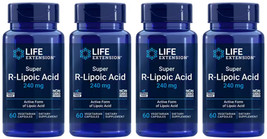 Super R-LIPOIC Acid Oxidative Stress 240 Mg 240 Vege Capsules Life Extension - £115.09 GBP