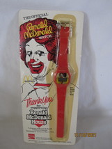 1984 Official Ronald McDonald Watch - Coca-Cola, Red - New in Sealed Pac... - £5.99 GBP