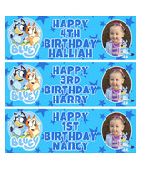 BLUE Y PHOTO Personalised Birthday Banner - Disney Blue y Birthday Party... - £4.25 GBP