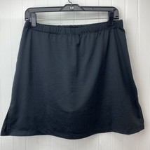 Pebble Beach Performance Skort Sz Medium Black Active Stretch Skirt/Shorts EUC - £12.78 GBP
