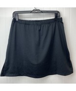 Pebble Beach Performance Skort Sz Medium Black Active Stretch Skirt/Shor... - £12.57 GBP