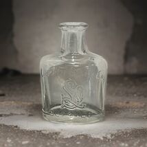 1880's Larkin Soap Mfg Co Buffalo NY Embossed Clear Bottle Applied Top B... - $15.87