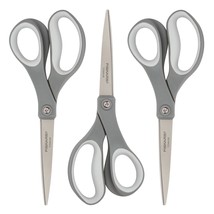 Fiskars SoftGrip Titanium Scissors - Contoured Performance All Purpose - 8" Stai - £37.45 GBP