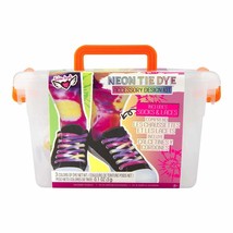 Fashion Angels Tie Dye Kit - Neon Tie Dye Socks &amp; Shoelaces Kit, Non Toxic Dyes, - £12.80 GBP