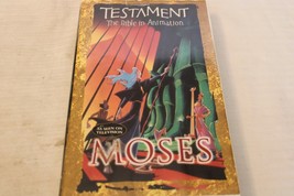 Testament: The Bible In Animation - Moses (VHS 1996) Clam Shell - $16.00