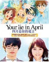Dvd Anime ~English Dubbed~ Your Lie In April (Volume.1-22 End +Live Action) - £60.48 GBP