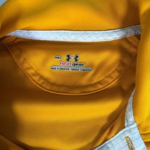 Under Armour Shirt Mens Medium Orange Polo Casual Golf Rugby Camp Heat - £10.26 GBP