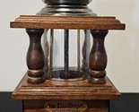 Mr. Dudley International Coffee Grinder Hand Crank Wood &amp; Glass - Vintage - £26.66 GBP