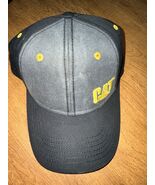 CAT Caterpillar Grey Black Yellow Hat NEW Cap SnapBack Gray - $14.84