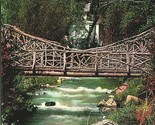 Manitou Colorado CO Mansion Park Wood Foot Bridge Unused UNP 1910s Postcard - $3.91