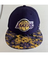 Los Angeles Lakers Purple Hat  &#39;47 Brand Hardwood Classics Digital Camo ... - £11.83 GBP