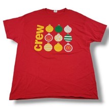 McDonald&#39;s Shirt Size XL By Hanes McDonald&#39;s Crew Graphic Print T-Shirt Holiday - £25.87 GBP