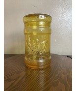 Vintage American Eagle apothecary Amber glass jar. 8’’ - $14.01