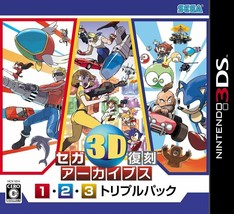 Nintendo 3DS Sega 3D Classics Collection 1 2 3 Triple Pack Archives Japan Game - £549.57 GBP