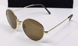 Vintage Opti-Ray Sunglasses Round Taiwan Gold Frames - $39.59