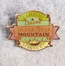 Canadian SILVER STAR Mountain Resort Souvenir Travel Ski Lapel Hat Pin V... - £12.67 GBP