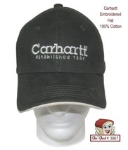 Carhartt Embroidered Green Hat Men&#39;s 100% Cotton Hat - F05 074217 - $19.95