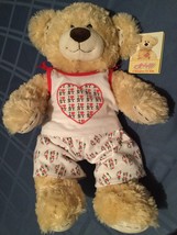 Mothers Day A Bear I love NY New York hearts outfit tan 19 inch plush - £29.70 GBP