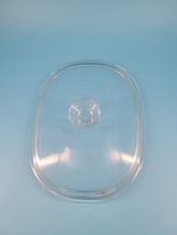 Pyrex Corningware clear glass replacement lid With Knob DC11/2C 11&quot;X8.5&quot;... - £7.38 GBP