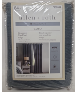 Allen + Roth 84&quot; Thermal Lined Room Darkening Curtain~Grommet Top~Indigo... - $581.03 MXN