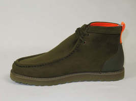 Men's TAYNO Wallabee Style Chukka Boots Soft Micro Suede MOJAVE S Olive image 11